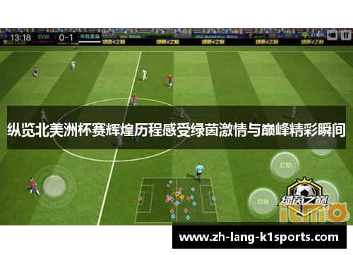纵览北美洲杯赛辉煌历程感受绿茵激情与巅峰精彩瞬间 纵览北美洲杯赛辉煌历程感受绿茵激情与巅峰精彩瞬间